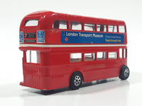 Vintage Corgi Routemaster Double Decker Bus London Transport Museum Red Die Cast Toy Car Vehicle Missing a Wheel