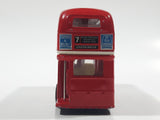 Vintage Corgi Routemaster Double Decker Bus London Transport Museum Red Die Cast Toy Car Vehicle Missing a Wheel