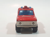 Vintage Majorette No. 246 Range Rover Fire Truck Red 1/60 Scale Die Cast Toy Car Vehicle Missing Roof Ladder