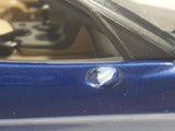 2003 Hot Wheels C6 Corvette Blue 1/18 Scale Die Cast Toy Car Vehicle with Opening Doors, Trunk, and Hood Missing Mirrors