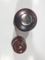 Wood Salt and Pepper Shaker 7 1/4" and 11 3/4" Tall