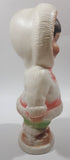 Vintage 1960s Regal Canada Kimmie Eskimo Native Aboriginal Girl 10" Tall Plastic Coin Bank