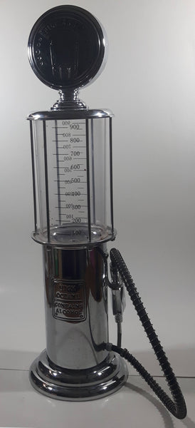 Vintage Fill 'Er Up Metal and Glass Gas Station Pump Shaped Liquor Drink Dispenser 19" Tall