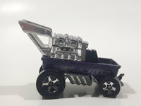 2001 Hot Wheels Radio Flyer Wagon Purple Die Cast Toy Car Vehicle Missing Handle