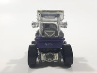 2001 Hot Wheels Radio Flyer Wagon Purple Die Cast Toy Car Vehicle Missing Handle