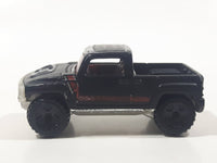 2005 Hot Wheels Hummer H3T Truck Flat Black Die Cast Toy Car Vehicle