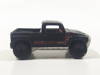 2005 Hot Wheels Hummer H3T Truck Flat Black Die Cast Toy Car Vehicle