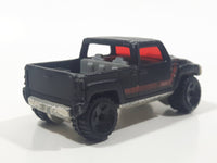 2005 Hot Wheels Hummer H3T Truck Flat Black Die Cast Toy Car Vehicle