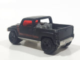 2005 Hot Wheels Hummer H3T Truck Flat Black Die Cast Toy Car Vehicle