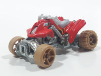 2011 Hot Wheels Desert Race Sand Stinger Red Die Cast ATV Toy Car Vehicle