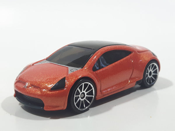 2004 Hot Wheels First Editions Realistix Mitsubishi Eclipse Concept Metalflake Orange Die Cast Toy Car Vehicle