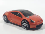 2004 Hot Wheels First Editions Realistix Mitsubishi Eclipse Concept Metalflake Orange Die Cast Toy Car Vehicle