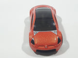 2004 Hot Wheels First Editions Realistix Mitsubishi Eclipse Concept Metalflake Orange Die Cast Toy Car Vehicle