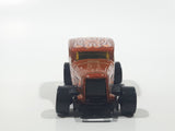 2009 Hot Wheels Heat Fleet Midnight Otto Metalflake Dark Orange Brown Die Cast Toy Car Vehicle