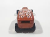 2009 Hot Wheels Heat Fleet Midnight Otto Metalflake Dark Orange Brown Die Cast Toy Car Vehicle