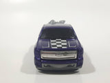 2010 Hot Wheels HW Garage Chevy Silverado Truck Metalflake Purple Die Cast Toy Car Vehicle