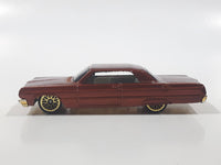 2005 Hot Wheels Pin Hedz '64 Impala Metalflake Brown Die Cast Toy Classic Car Vehicle