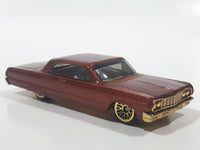 2005 Hot Wheels Pin Hedz '64 Impala Metalflake Brown Die Cast Toy Classic Car Vehicle