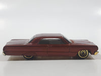 2005 Hot Wheels Pin Hedz '64 Impala Metalflake Brown Die Cast Toy Classic Car Vehicle