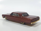 2005 Hot Wheels Pin Hedz '64 Impala Metalflake Brown Die Cast Toy Classic Car Vehicle