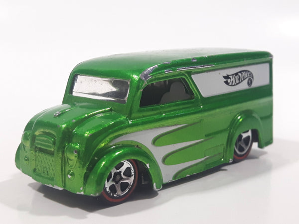 2006 Hot Wheels Classic Series 2 Dairy Delivery Truck Spectraflame Green Die Cast Toy Car Vehicle