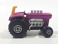 Vintage 1972 Lesney Products Matchbox No. 29 Mod Tractor Magenta Pink Die Cast Toy Car Farming Equipment Machinery Vehicle