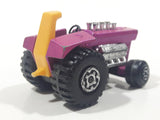 Vintage 1972 Lesney Products Matchbox No. 29 Mod Tractor Magenta Pink Die Cast Toy Car Farming Equipment Machinery Vehicle