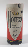 Vintage Hoffco Liquid Shoe Dressing (Bone) Tube Container