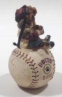 2000 Boyd's Bear Sitting on a Baseball Hanging Decorative Ornament