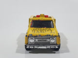 1996 Hot Wheels Fire Squad Rescue Ranger Truck Yellow Die Cast Toy Car Vehicle