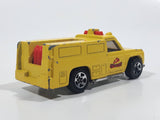 1996 Hot Wheels Fire Squad Rescue Ranger Truck Yellow Die Cast Toy Car Vehicle