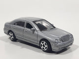 Motor Max No. 6066 Mercedes-Benz C Class Silver Grey Die Cast Toy Luxury Car Vehicle