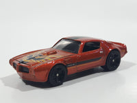 2012 Hot Wheels '73 Pontiac Firebird Trans Am Brewster Buccaneer Red Orange Die Cast Toy Muscle Car Vehicle