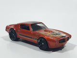 2012 Hot Wheels '73 Pontiac Firebird Trans Am Brewster Buccaneer Red Orange Die Cast Toy Muscle Car Vehicle