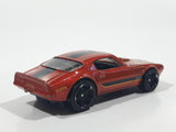 2012 Hot Wheels '73 Pontiac Firebird Trans Am Brewster Buccaneer Red Orange Die Cast Toy Muscle Car Vehicle