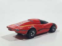 1985 Hot Wheels Crack-Ups Exotic (Top crash) Bang-Up Job Red Die Cast Toy Car Vehicle Hong Kong