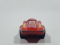 1985 Hot Wheels Crack-Ups Exotic (Top crash) Bang-Up Job Red Die Cast Toy Car Vehicle Hong Kong