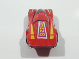 1985 Hot Wheels Crack-Ups Exotic (Top crash) Bang-Up Job Red Die Cast Toy Car Vehicle Hong Kong