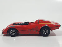 1985 Hot Wheels Crack-Ups Exotic (Top crash) Bang-Up Job Red Die Cast Toy Car Vehicle Hong Kong