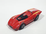 1985 Hot Wheels Crack-Ups Exotic (Top crash) Bang-Up Job Red Die Cast Toy Car Vehicle Hong Kong