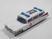 2016 Hot Wheels Entertainment: Ghostbusters Ecto-1 White Die Cast Toy Car Vehicle