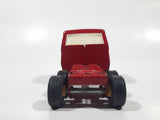Vintage Tonka Semi Tractor Truck Red and Yellow Pressed Steel Die Cast Toy Car Vehicle