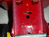 Vintage Tonka Semi Tractor Truck Red and Yellow Pressed Steel Die Cast Toy Car Vehicle