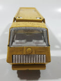Vintage Tonka Auto Transport Car Carrier Truck Yellow Pressed Steel Die Cast Toy Car Vehicle