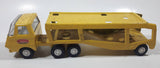 Vintage Tonka Auto Transport Car Carrier Truck Yellow Pressed Steel Die Cast Toy Car Vehicle