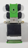 Vintage Tonka Semi Truck Livestock Horse Cattle Trailer Green and White Pressed Steel Die Cast Toy Car Vehicle