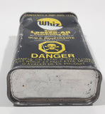 Rare Vintage Dayco R.M. Hollingshead Whiz Super Loosen -All Penetrating Oil Black 5 1/4" Tall Tin Metal Container 4 Imp. Ozs. (113.6cc) EMPTY