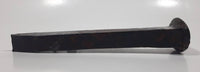 Vintage Railroad Spike with Metal Train Cars On Track 6 3/4" Long