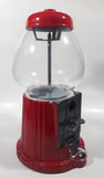Vintage Carousel Brand Metal and Glass Globe Gumball Machine Candy Dispenser 11 1/2" Tall