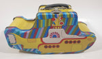 2011 Vandor SubaFilms The Beatles Yellow Submarine Shaped Embossed Tin Metal Lunch Box